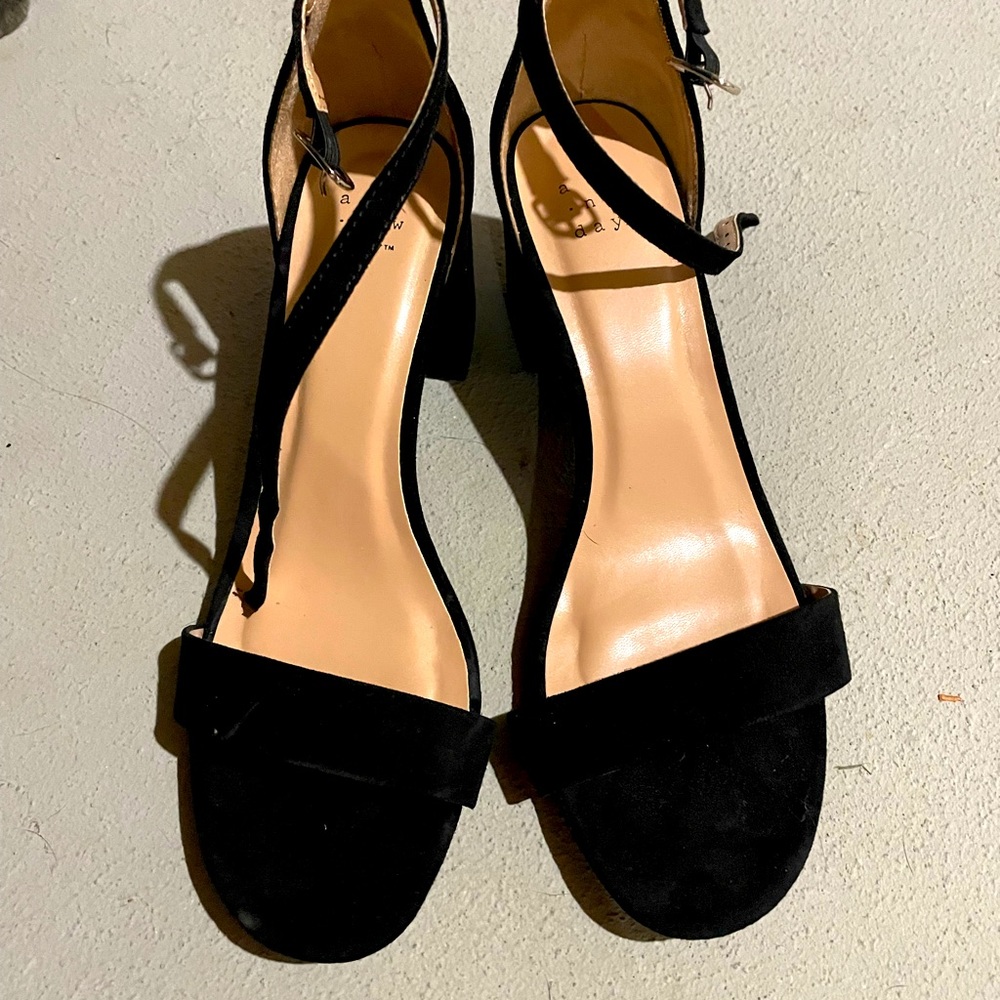 Target - a new day black heels size 8